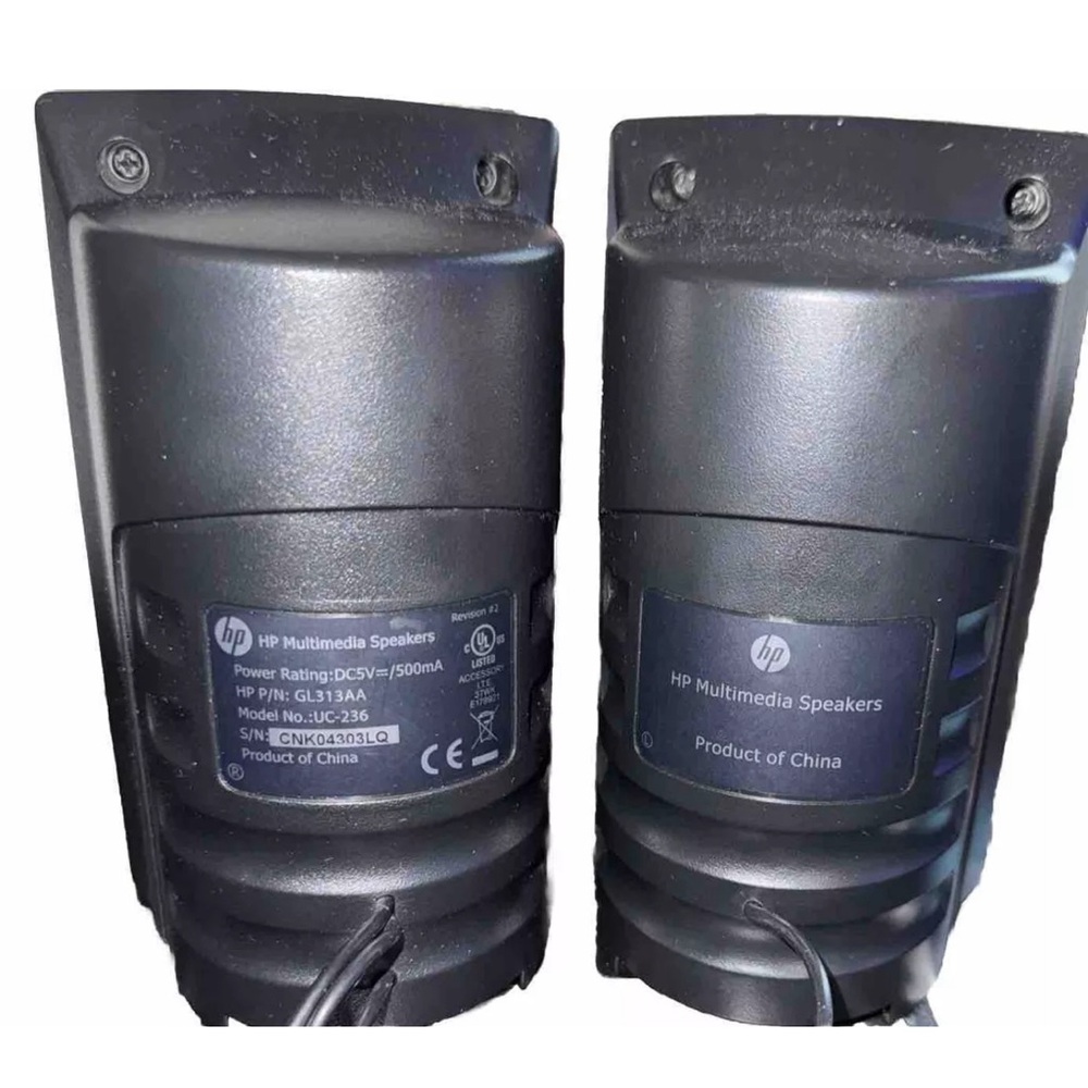 HP Multimedia Computer Speakers Set GL313AA In Original Box Tested - Picture 9 of 12